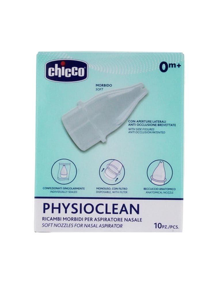 Chicco PhysioClean Aspirateur Nasal Dès la Naissance 10 Recharges